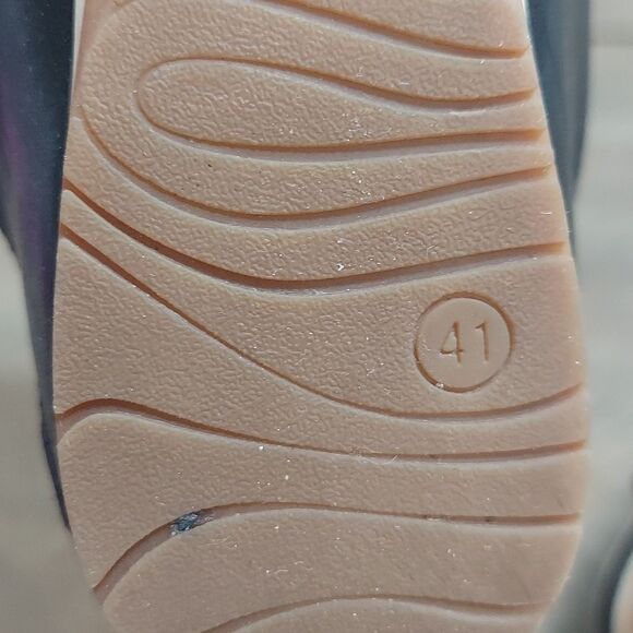 Dansko Vienna Black Low Wedge Sandals EU 41 - Picture 8 of 8